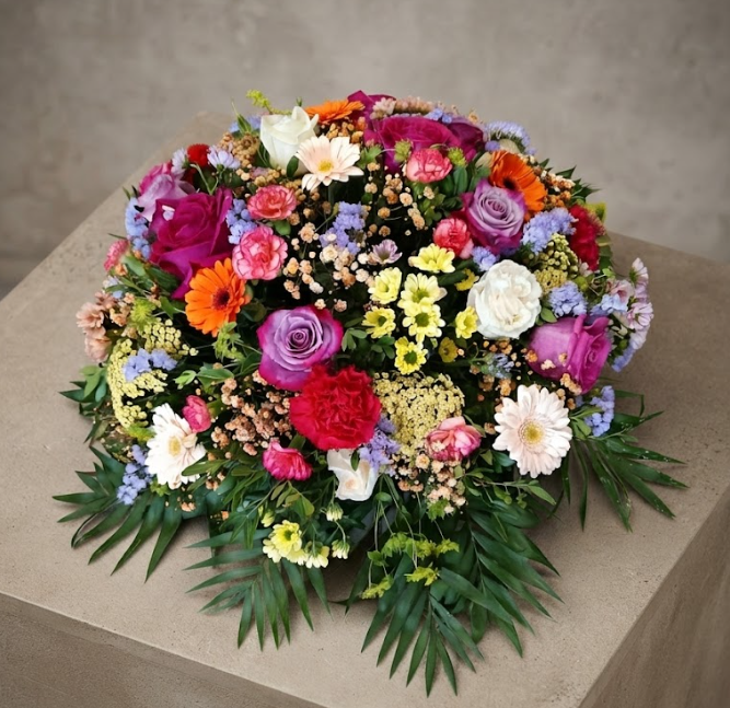 Coussin Fleuri d Adieu